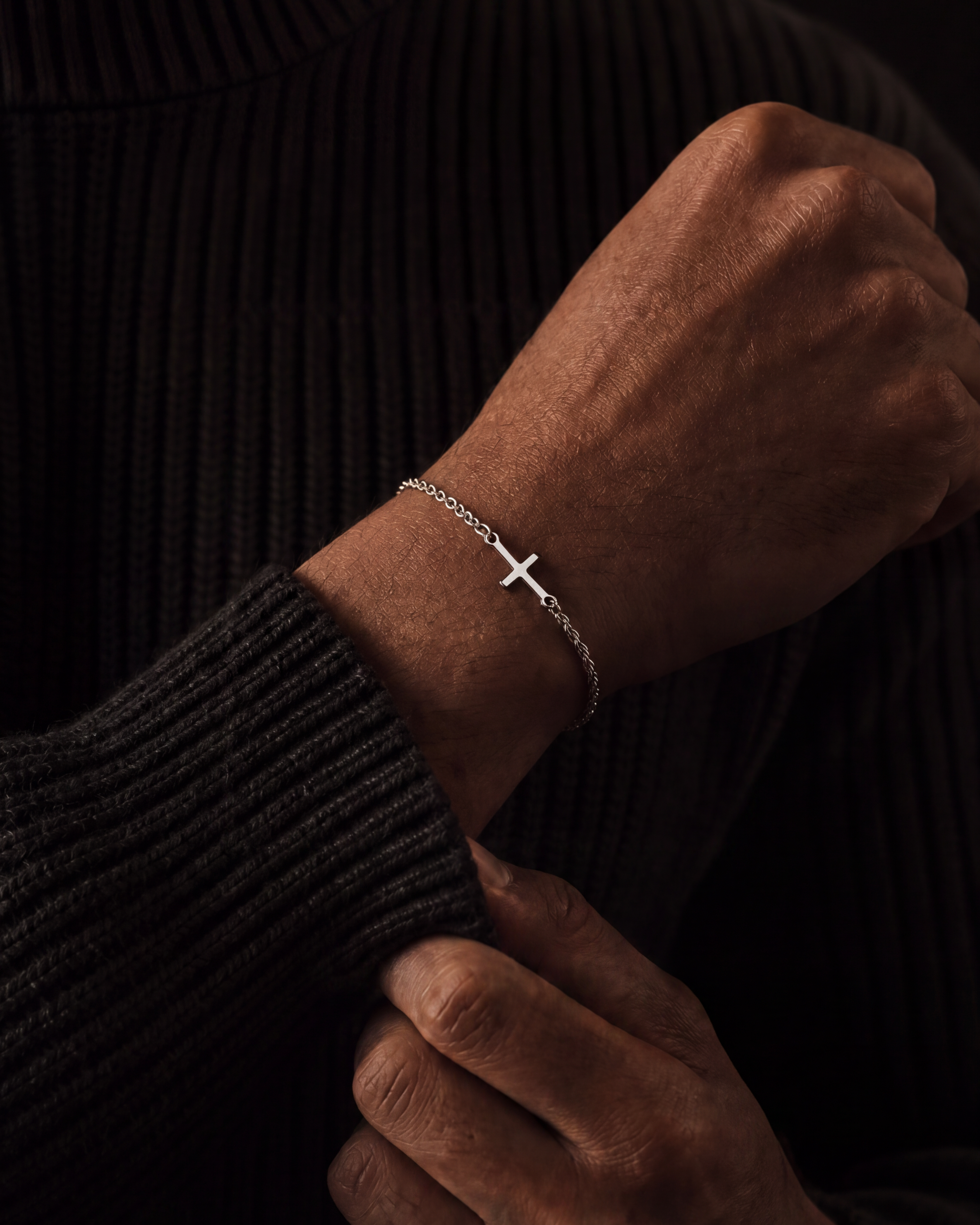 CROSS BRACELET | SILVER