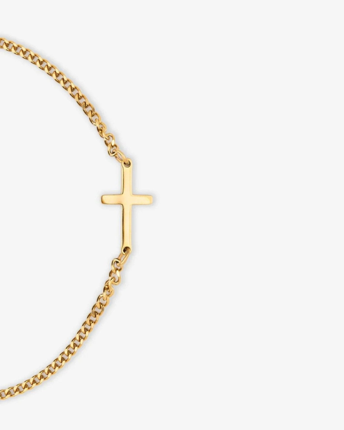 CROSS BRACELET | GOLD - Aeros The Brand - Bracelet