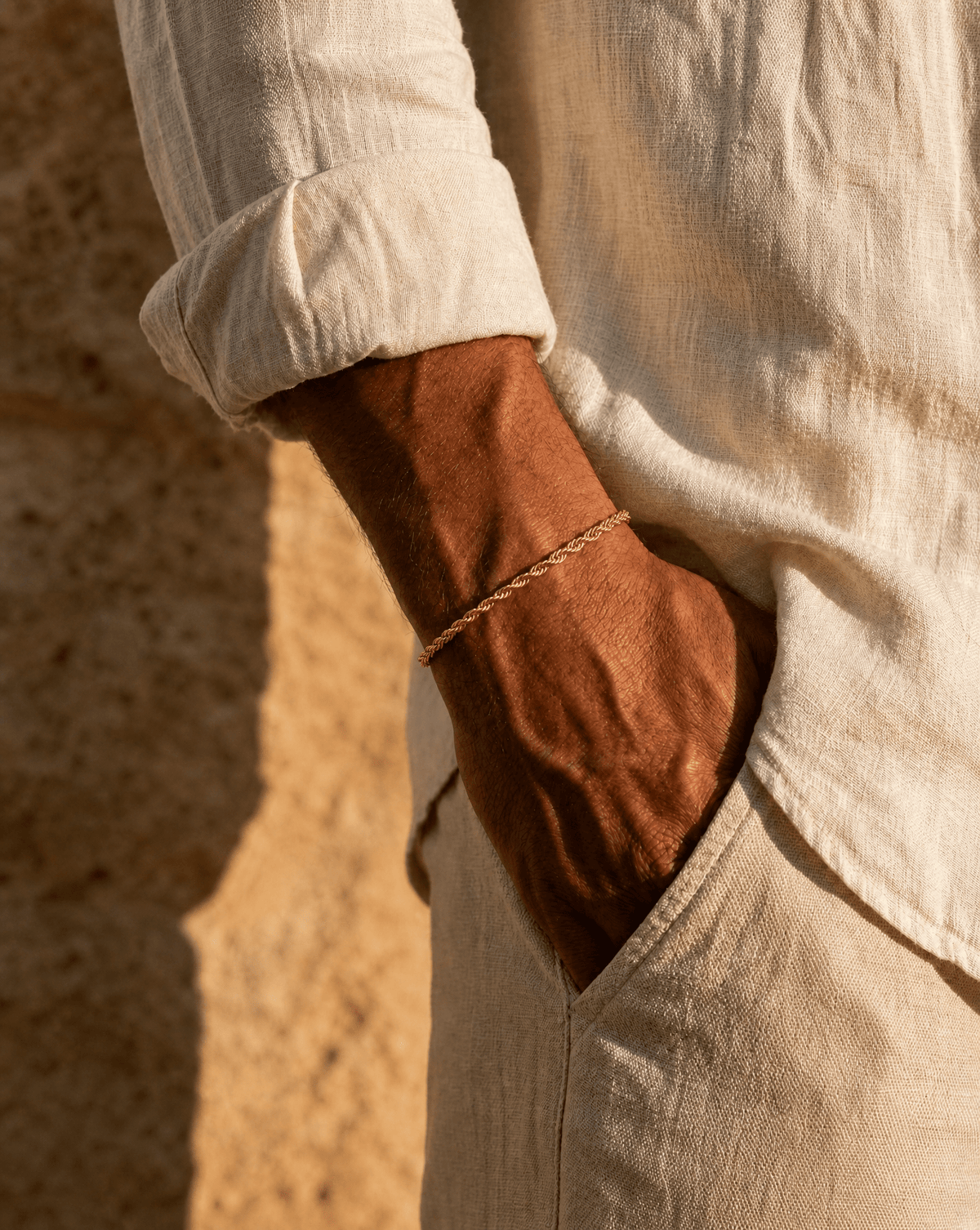 ROPE BRACELET | GOLD - Aeros The Brand - Bracelet