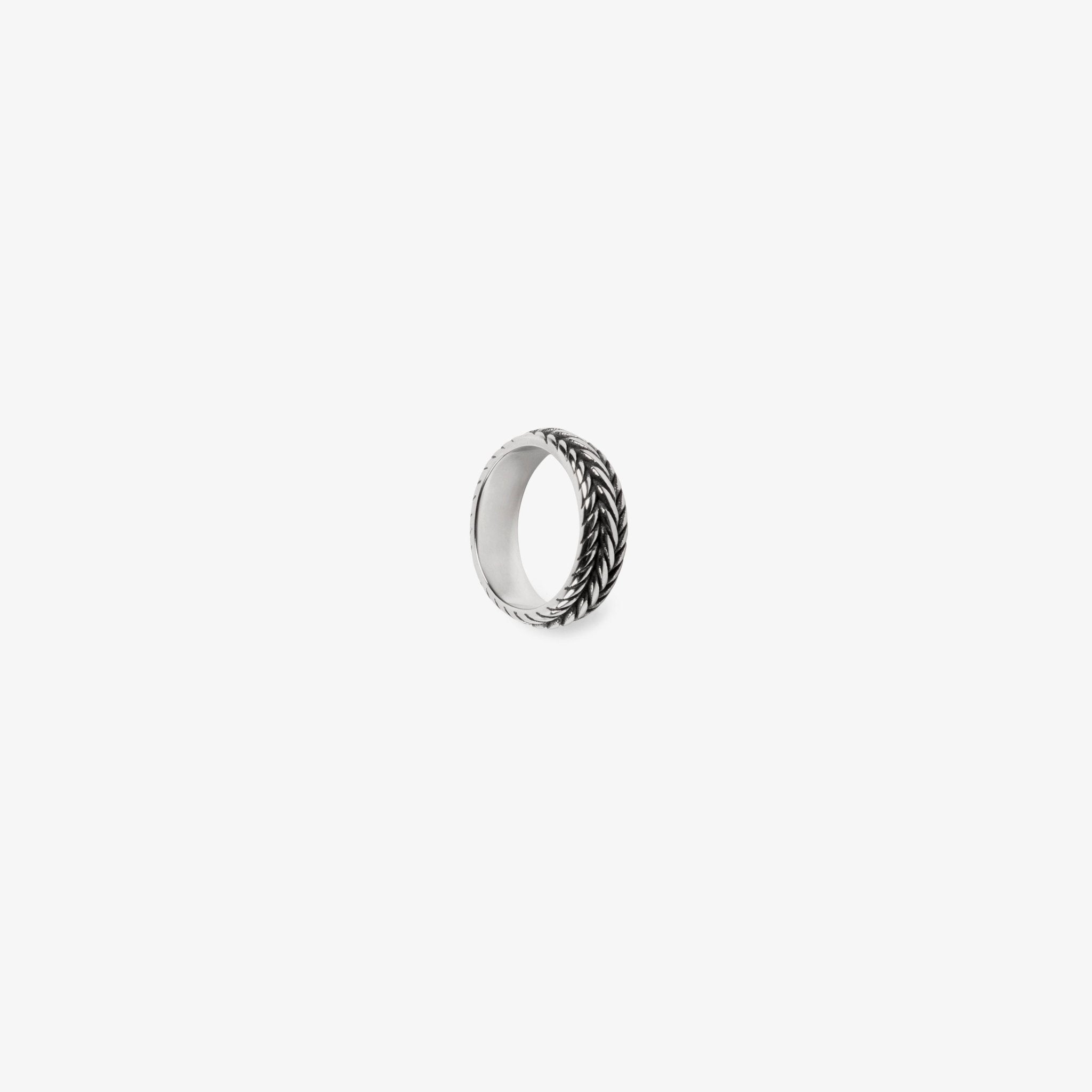 Chained Silver Ring - Aeros The Brand -