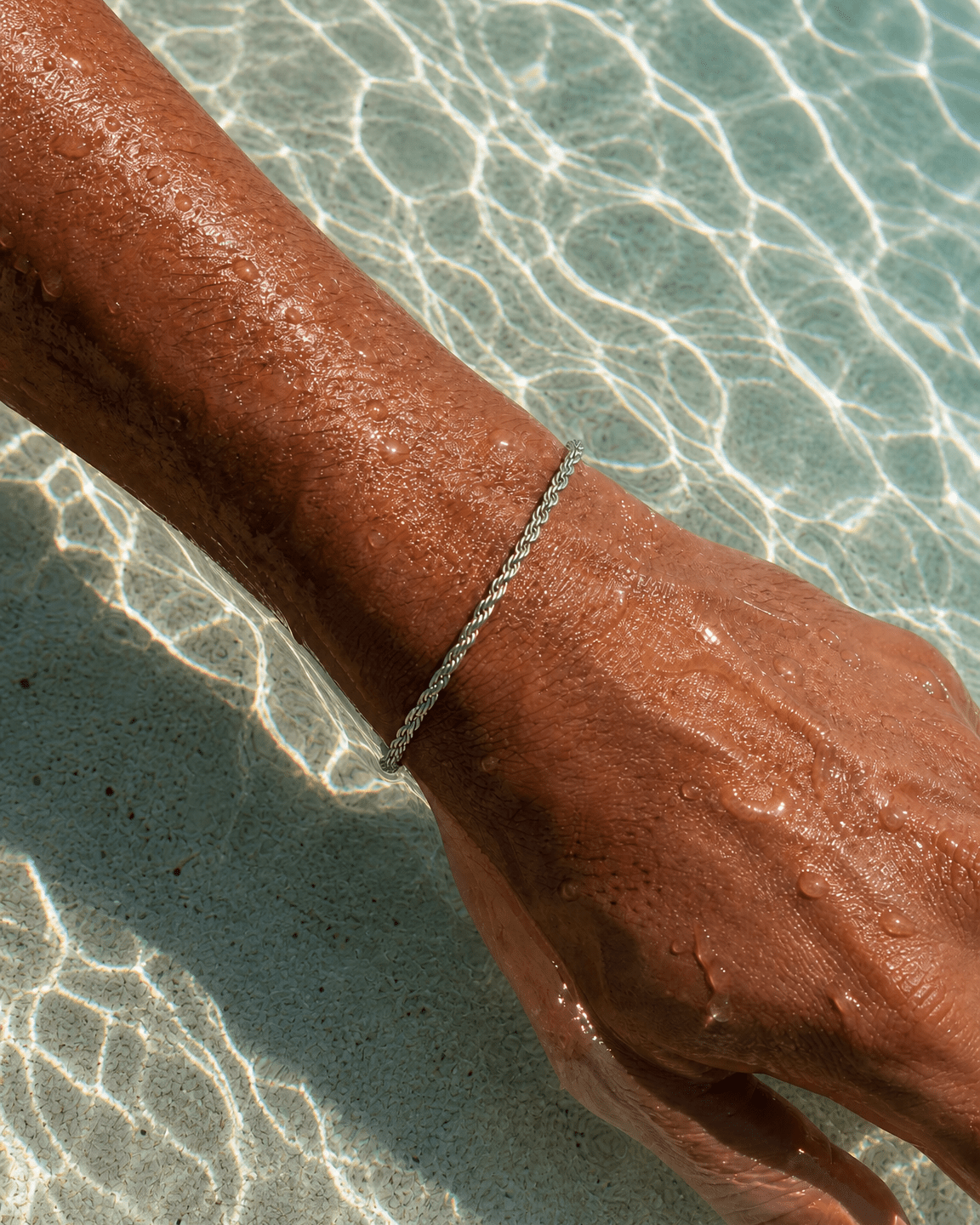 ROPE BRACELET | SILVER - Aeros The Brand - Bracelet
